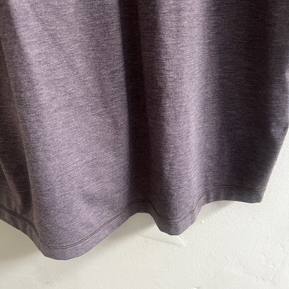 Lululemon Evolution Polo Agile Stripe Heathered Arctic Plum Heathered Obsidian L - Picture 5 of 7